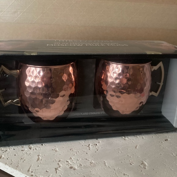 Thirstystone by Cambridge Hammered Moscow Mule Mugs - Picture 2 of 5